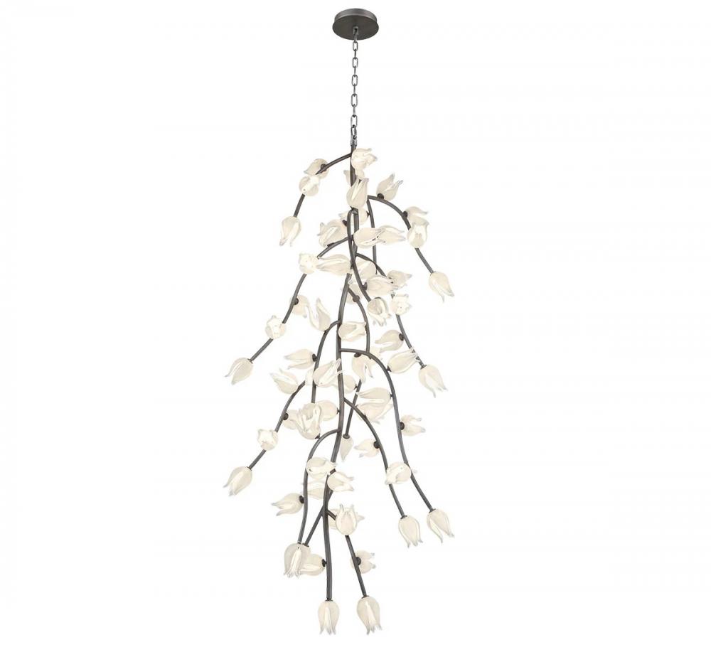 Belluno, 70 Light LED Grand Chandelier, Brushed Vintage Grey