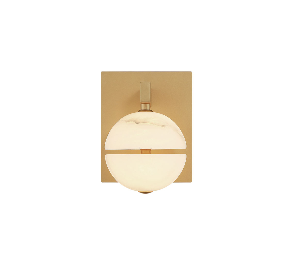 Corfu 1 Light LED Wall Mount Painted Antique Brass