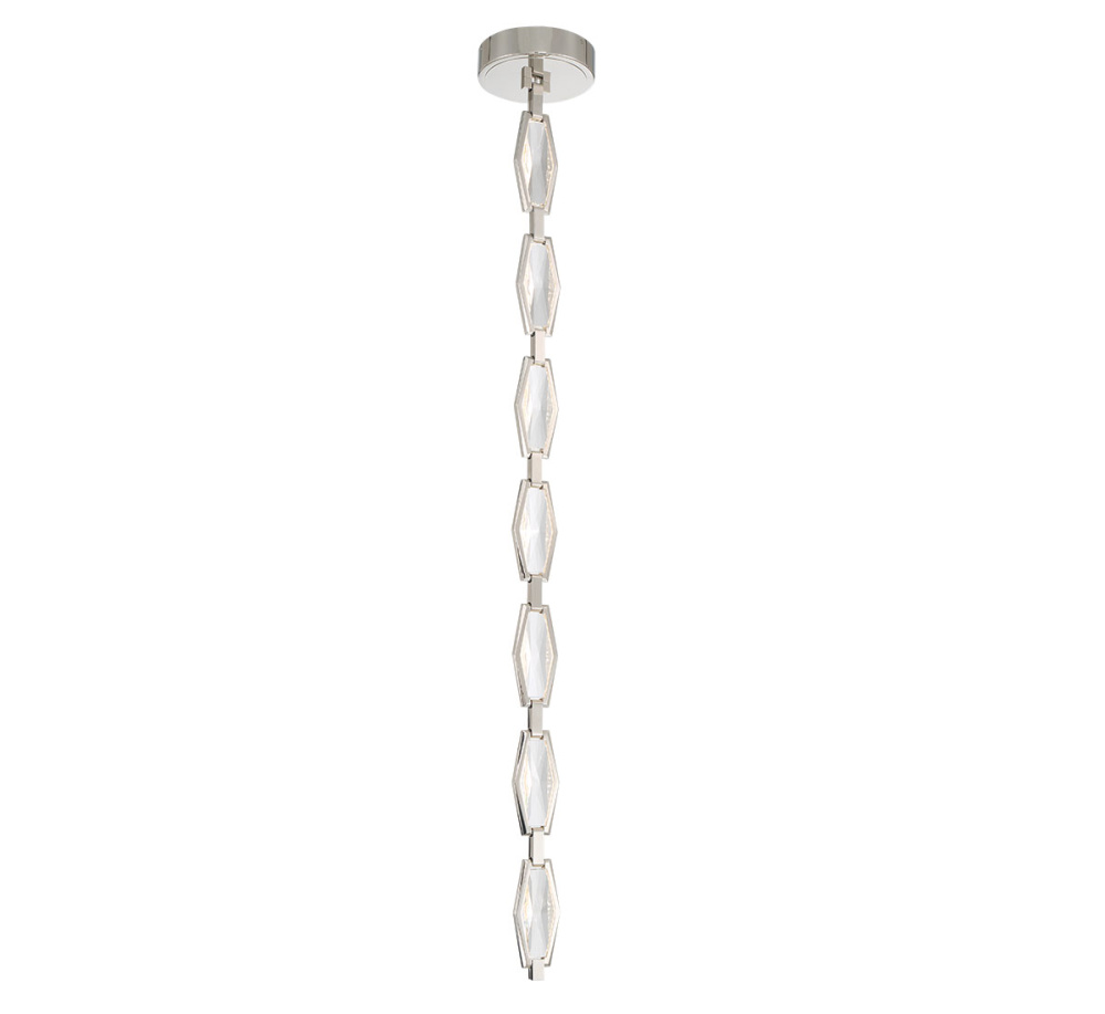 Rimini 7 Light LED Chandelier Polished Nickel
