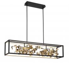 Lib & Co. US 10106-02 - Terlizzi, Large Linear LED Chandelier, Matte Black