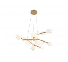 Lib & Co. US 10114-03 - Belluno, 15 Light LED Chandelier, Champagne gold