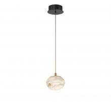 Lib & Co. US 12119-02 - Calcolo, 1 Light LED Pendant, Matte Black