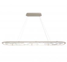 Lib & Co. US 12175-041 - Nettuno 72" Oval LED Chandelier, 
Painted Brushed Champagne