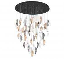 Lib & Co. US 12219-023-02 - Sorrento, 45 Light LED Grand Chandelier, Mixed, Black Canopy