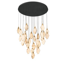 Lib & Co. US 12385-02 - Kosmos 31 Light Round LED Chandelier Matte Black
