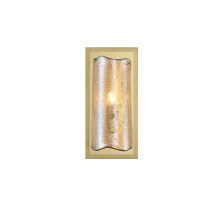 Lib & Co. US 12436-018-07 - Sorrento 1 Light LED Wall Mount Amber Gold Canopy