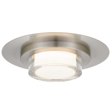 Alteck, LLC AFM0012-3CCT-W-BSS - Plate Round LED Flush Mount D12