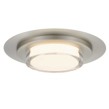 Alteck, LLC AFM0013-3CCT-W-BSS - Plate Round LED Flush Mount D16