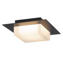 Alteck, LLC AFM0014-3CCT-W-BK - Foursquare LED Flush Mount W8