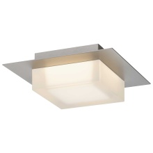 Alteck, LLC AFM0014-3CCT-W-BSS - Foursquare LED Flush Mount W8