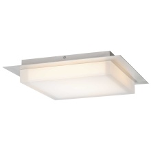 Alteck, LLC AFM0015-3CCT-W-BSS - Foursquare LED Flush Mount W14