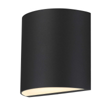 Alteck, LLC AW0028-3CCT-W-BK - Veil LED Wall Sconce W4.625