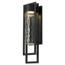 Alteck, LLC AW0052-3CCT-W-BK - 2 Step LED Wall Sconce H25