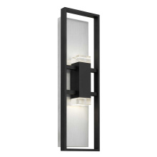 Alteck, LLC AW0107-3CCT-W-BK - Mars LED Wall Sconce H24