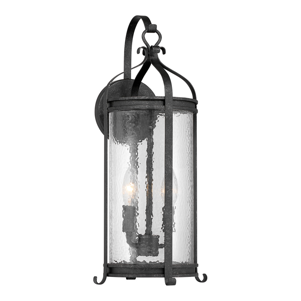 Preston 2-Light Outdoor Wall Lantern in Iron Oxide