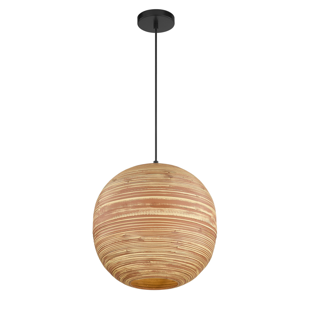 Pharr 1-Light Pendant in Matte Black