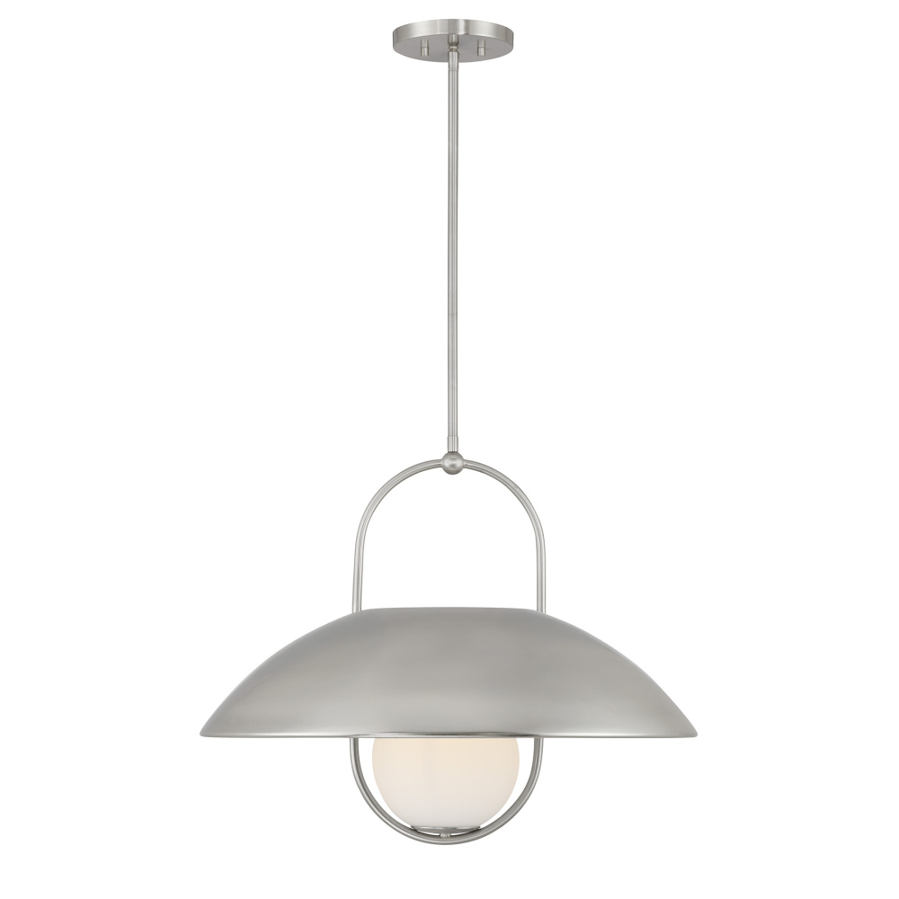 Lehigh 1-Light Pendant in Satin Nickel