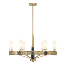 Savoy House 1-2914-6-322 - Farrell 6-Light Chandelier in Warm Brass by Dann Foley
