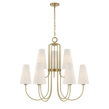 Savoy House 1-4701-9-322 - Wilkes 9-Light Chandelier in Warm Brass by Dann Foley