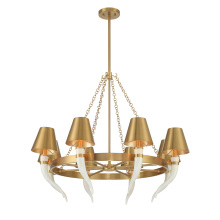 Savoy House 1-6306-8-322 - Hearne 8-Light Chandelier in Warm Brass by Dann Foley