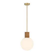 Savoy House 7-4082-1-322 - Jarrell 1-Light Pendant in Warm Brass