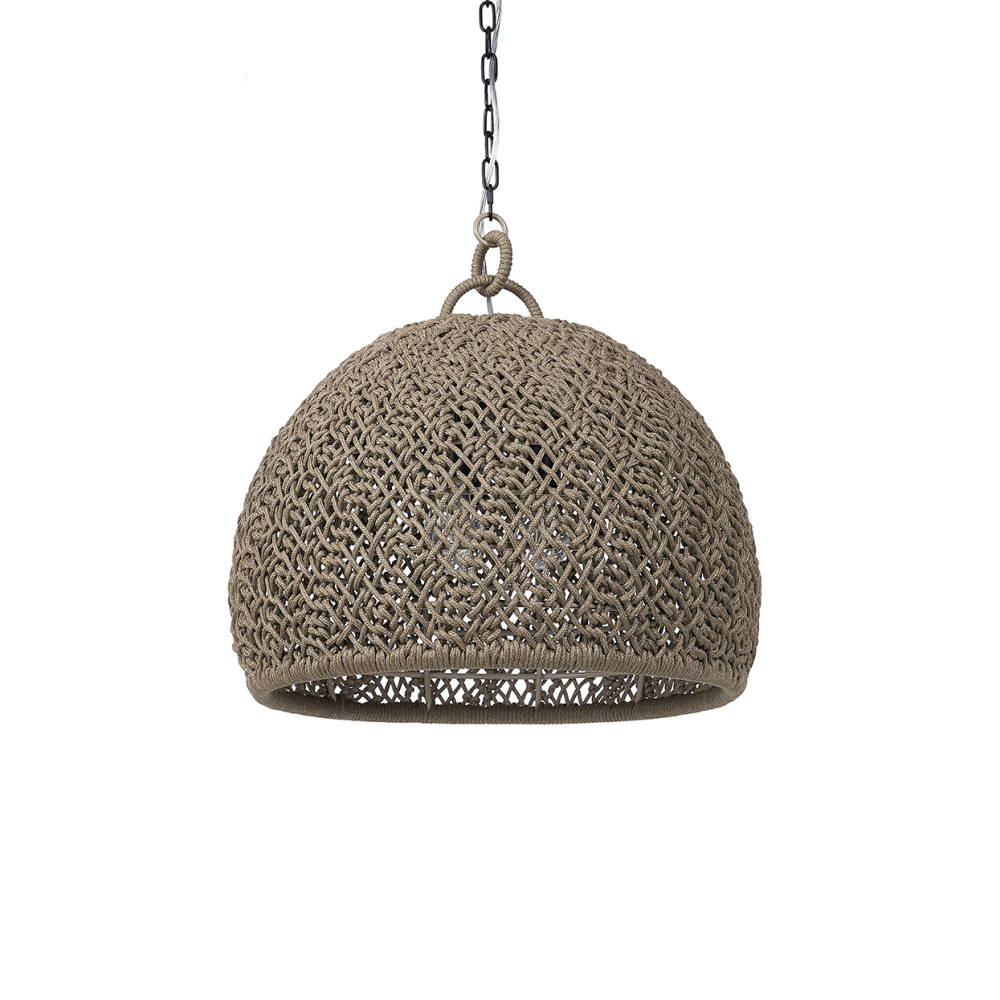 JENSON OUTDOOR CHANDELIER SMALL BROWN