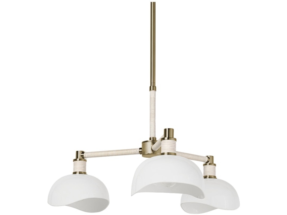 BROOKLYN CHANDELIER SMALL OAK