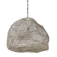 Palecek 2726-03 - ANDORRA WICKER PENDANT LARGE WHITE