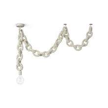 Palecek 2949-79 - COCO CHAIN LINK SWAG PENDANT