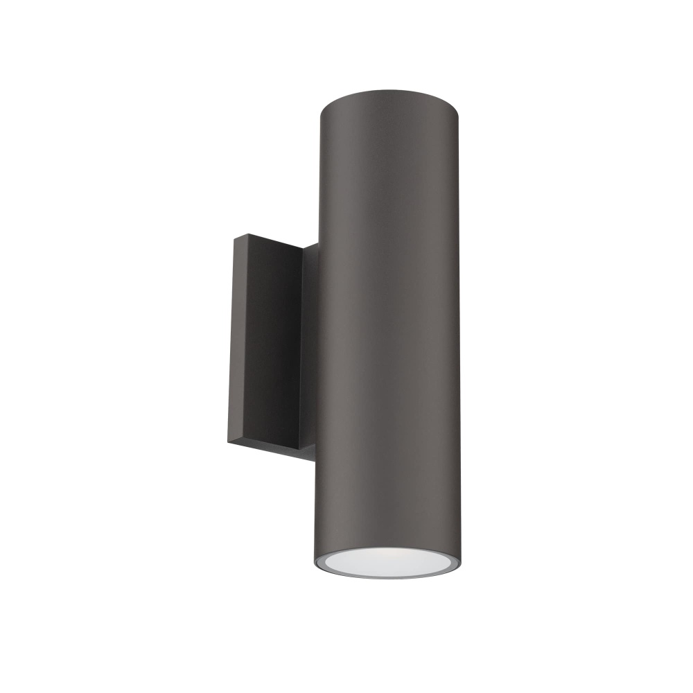 Cylinder 12" 2-Light LED WALL SCONCE 5CCT