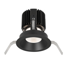 WAC US R4RD1T-FTWB-BK - Volta 4.5" Round Shallow Regressed Trim with LED Light Engine