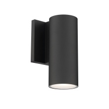 WAC US WS-W190208-CS-BK - Cylinder 8" 1-Light LED WALL SCONCE 5CCT