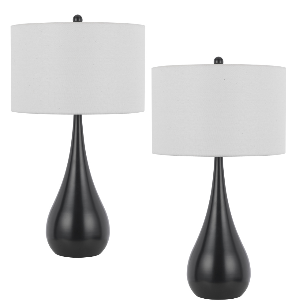 150W 3 way Diego metal table lamp. Sold in pairs