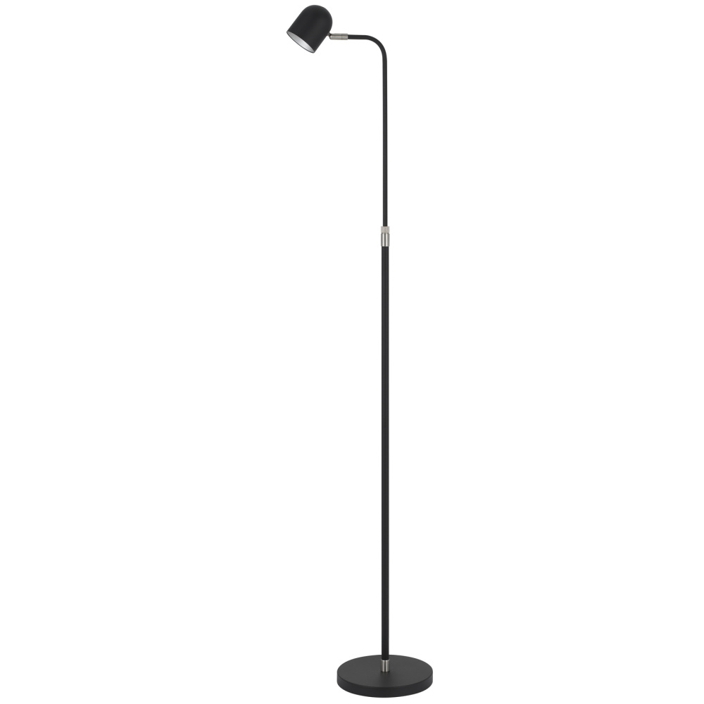 Stratus LED 9W dimmable metal adjustable floor lamp. 720 lumen, 3000K