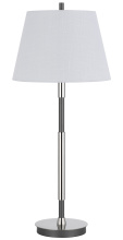 CAL Lighting BO-3182TB-CH - 150W 3 way Ciudad metal two tone table lamp