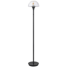 CAL Lighting BO-3246FL - Eleanor LED 6W E26 base floor lamp with glass shade, (T10 LED bulb included)