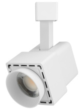 CAL Lighting HT-602MC-WH - LED dimmable 3 wire track head. 3 wattage setting 10W, 15W, 20W. 5 kelvin