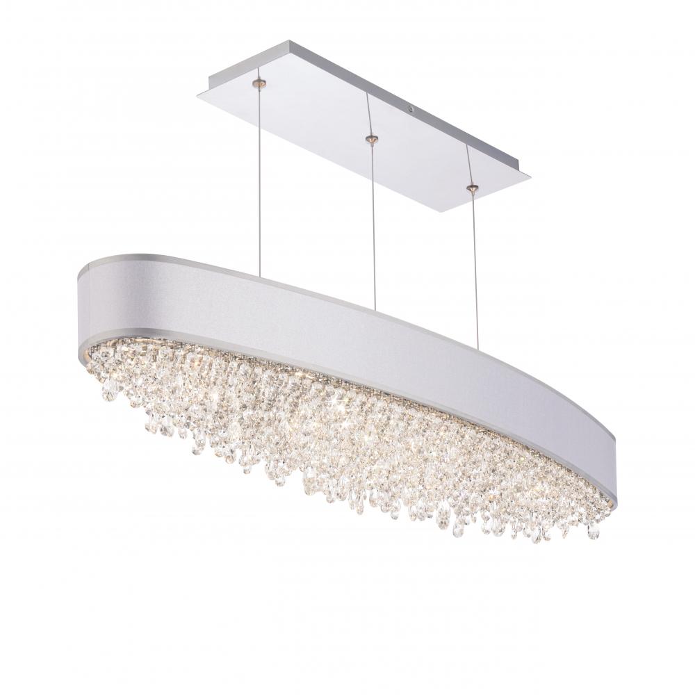 Eclyptix LED 36IN 3000K/3500K/4000K 120V Pendant in Polished Stainless Steel with Radiance Smooth