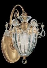 Schonbek 1870 1240-40 - Bagatelle 1 Light 120V Wall Sconce in Polished Silver with Heritage Handcut Crystal