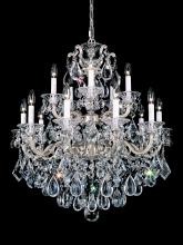 Schonbek 1870 5075-22S - La Scala 15 Light 120V Chandelier in Heirloom Gold with Clear Crystals from Swarovski