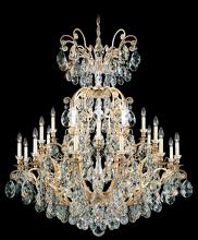 Schonbek 1870 3774-76 - Renaissance 25 Light 120V Chandelier in Heirloom Bronze with Heritage Handcut Crystal