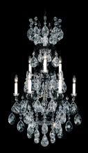 Schonbek 1870 3780-48 - Renaissance 10 Light 120V Chandelier in Antique Silver with Heritage Handcut Crystal