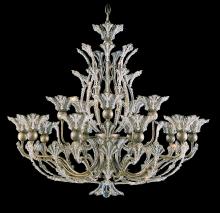 Schonbek 1870 7864-76R - Rivendell 16 Light 120V Chandelier in Heirloom Bronze with Radiance Crystal