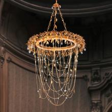 Schonbek 1870 S5332-706O - Midsummer Night 33IN LED 3000K/3500K/4000K 120V-277V Pendant in Gold with Optic Crystal