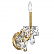 Schonbek 1870 S8601N-48R - San Marco 1 Light 120V Wall Sconce in Antique Silver with Radiance Crystal