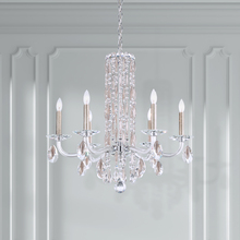 Schonbek 1870 RS83061N-06H - Siena 6 Light 120V Chandelier in White with Heritage Handcut Crystal