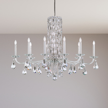 Schonbek 1870 RS83101N-51R - Siena 10 Light 120V Chandelier in Black with Radiance Crystal