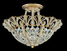 Schonbek 1870 9841-23R - Rivendell 5 Light 120V Semi-Flush Mount in Etruscan Gold with Radiance Crystal