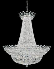 Schonbek 1870 5875H - Trilliane 6 Light 120V Pendant in Polished Stainless Steel with Heritage Handcut Crystal