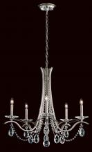 Schonbek 1870 VA8335N-59H - Vesca 5 Light 120V Chandelier in Ferro Black with Heritage Handcut Crystal